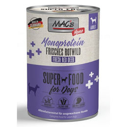 MAC's Dog Mono Sensitive Hundefutter Rotwild Monoprotein getreidefrei Adult 6 x 400 g - 6 x 400 g – Bild 1 von 5