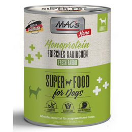 MAC's Dog Mono Sensitive Monoprotein Hundefutter Kaninchen 6 x 800 g - 6 x 800 g – Bild 1 von 6