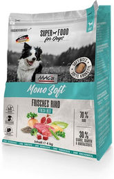 Produktbild von MAC's Dog Mono Soft Hundekroketten Rind getreidefrei Monoprotein 2x4 kg