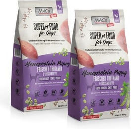 Produktbild von MAC's Dog Mono Trockenfutter für Welpen Truthahn getreidefrei 2x12 kg - 2 x 12 kg