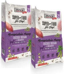 Produktbild von MAC's Dog Mono Trockenfutter Welpe Truthahn Monoprotein Getreidefrei 6 kg - 2 x 3 kg