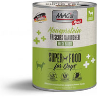 Produktbild von MAC's DOG Monoprotein Hundefutter Kaninchen für Adult 6x800g mit hohem Fleischanteil
