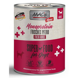 MAC's DOG Monoprotein Hundefutter Pferd Sensitive 6x800 g - 6 x 800 g – Bild 1 von 3