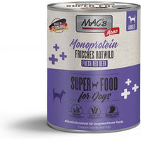 Produktbild von MAC's DOG Monoprotein Hundefutter Rotwild Adult 6x800g