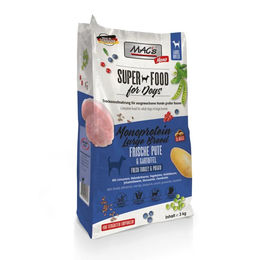MAC's Dog Monoprotein Trockenfutter Pute Large Breed Adult Getreidefrei 3 kg - 3 kg – Bild 1 von 5