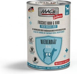 Produktbild von MAC's Dog Vetcare Nassfutter Nierendiät Huhn & Rind 6 x 400 g