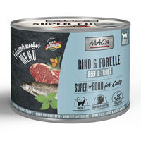 Produktbild von MAC's Feinschmecker Katzen Nassfutter Rind und Forelle mit hohem Fleischanteil 6 x 200 g - 6 x 200 g