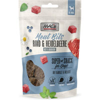Produktbild von MAC's Hund Belohnungssnack Meat Bits Rind & Heidelbeere getreidefrei 90 g