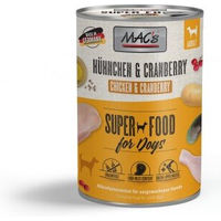 Produktbild von MAC's Hund Nassfutter Adult Huhn und Cranberry 6x400 g - 6 x 400 g