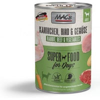 Produktbild von MAC's Hund Nassfutter Adult Kaninchen Rind und Gemüse 6x400 g - 6 x 400 g
