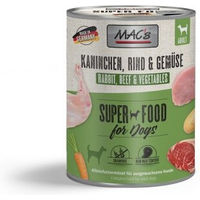 Produktbild von MAC's Hund Nassfutter Adult Kaninchen und Gemüse 6x800 g - 6 x 800 g