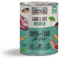 Produktbild von MAC's Hund Nassfutter Adult Lamm und Ente mit hohem Fleischanteil 6x800 g - 6 x 800 g