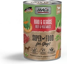 Produktbild von MAC's Hund Nassfutter Adult Rind und Gemüse 6x400 g - 6 x 400 g
