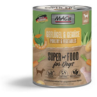 Produktbild von MAC's Hund Nassfutter Geflügel und Gemüse Stückchen in Sauce Adult 6 x 800 g getreidefrei - 6 x 800 g