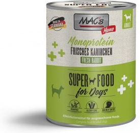 Produktbild von MAC's Hund Nassfutter Kaninchen Monoprotein Adult Getreidefrei Sensitive 6x800 g - 6 x 800 g