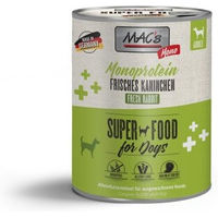 Produktbild von MAC's Hund Nassfutter Kaninchen Monoprotein Adult Getreidefrei Sensitive 6x800 g - 6 x 800 g