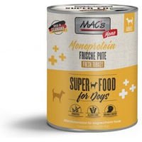 Produktbild von MAC's Hund Nassfutter Monoprotein Pute Adult Getreidefrei Sensitive 6x800 g