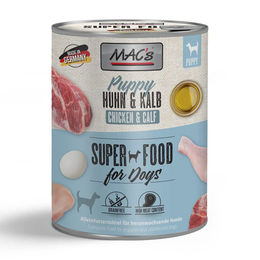 MAC's Hund Nassfutter Welpe Huhn & Kalb Getreidefrei 6 x 800 g - 6 x 800 g – Bild 1 von 4