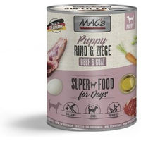 Produktbild von MAC's Hund Nassfutter Welpe Rind und Ziege getreidefrei mit hohem Fleischanteil 6x800 g - 6 x 800 g