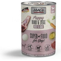 Produktbild von MAC's Hund Nassfutter Welpe Rind und Ziege ohne Farb- und Aromastoffe 6x400 g - 6 x 400 g