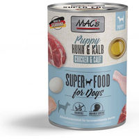 Produktbild von MAC's Hund Welpe Huhn und Kalb Getreidefrei 12x400g