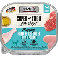 Produktbild von MAC's Hund Welpe Rind & Geflügel getreidefrei ohne Zucker 10x150g - 10 x 150 g
