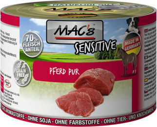 MAC's Hunde-Nassfutter Sensitive Pferd 6 Dosen à 1200g - 6 x 200 g – Bild 1 von 1