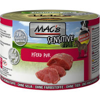 Produktbild von MAC's Hunde-Nassfutter Sensitive Pferd 6 Dosen à 1200g - 6 x 200 g