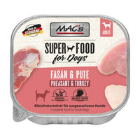 Produktbild von MAC's Hundefutter Fasan & Pute Adult mit hohem Fleischanteil 10 x 150 g - 10 x 150 g