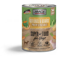 Produktbild von MAC's Hundefutter Geflügel und Gemüse getreidefrei und ohne Zucker 6x800g