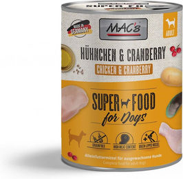 Produktbild von MAC's Hundefutter Huhn und Cranberry Adult 12x800g