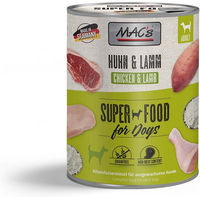 Produktbild von MAC's Hundefutter Huhn und Lamm für Adult 12x800g