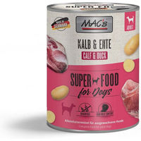 Produktbild von MAC's Hundefutter Kalb und Ente Adult 12x800g