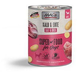 Produktbild von MAC's Hundefutter Kalb und Ente Adult 24x800g