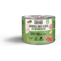 Produktbild von MAC's Hundefutter Kaninchen Rind und Geflügel mit hohem Fleischanteil Adult 6x200g