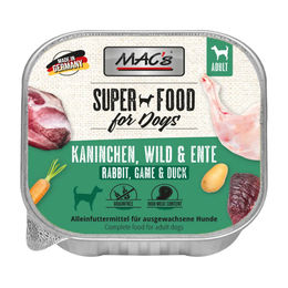 MAC's Hundefutter Kaninchen Wild & Ente Adult ohne Farb- und Aromastoffe 10 x 150 g - 10 x 150 g – Bild 1 von 4