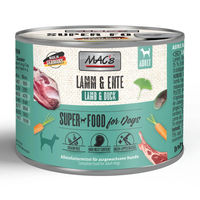 Produktbild von MAC's Hundefutter Lamm & Ente Stückchen in Sauce Getreidefrei Adult 6 x 200 g - 6 x 200 g