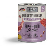 Produktbild von MAC's Hundefutter Lamm mit Geflügelherzen getreidefrei Adult 24x800g