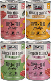 Produktbild von MAC's Hundefutter Mixpaket für erwachsene Hunde 24x400g