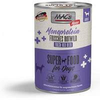 Produktbild von MAC's Hundefutter Mono Frisches Rotwild Getreidefrei Adult 6x400g - 6 x 400 g