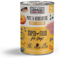Produktbild von MAC's Hundefutter Pute und Heidelbeeren Adult 12x400g