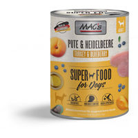 Produktbild von MAC's Hundefutter Pute und Heidelbeeren Adult 24x800g