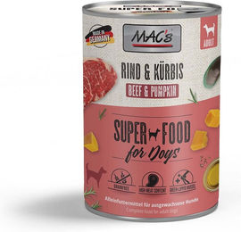 Produktbild von MAC's Hundefutter Rind und Kürbis Adult 12x400g
