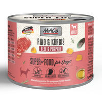 Produktbild von MAC's Hundefutter Rind und Kürbis Adult Getreidefrei mit hohem Fleischanteil 6 x 200 g Dose - 6 x 200 g