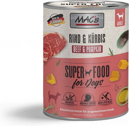 Produktbild von MAC's Hundefutter Rind und Kürbis für erwachsene Hunde 6x800g