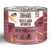 Produktbild von MAC's Hundefutter Wild und Lamm Adult Dose 6 x 200 g ohne Farb- und Aromastoffe sowie Konservierungsstoffe - 6 x 200 g