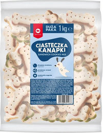 Produktbild von MAC's Hundesandwiches Belohnungssnack Gemischte Geschmacksrichtungen ohne Konservierungsstoffe 1kg - 2 x 500 g
