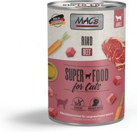 Produktbild von MAC's Katzen Nassfutter Adult Rind Getreidefrei mit hohem Fleischanteil 6x400 g - 6 x 400 g