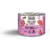 Produktbild von MAC's Katzen Nassfutter Herz und Leber für alle Altersstufen 6x200g