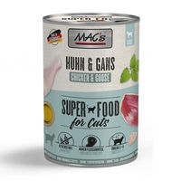 Produktbild von MAC's Katzen Nassfutter Huhn & Gans Stückchen in Sauce getreidefrei 6 x 400 g - 6 x 400 g